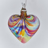 Glass Eye Art Glass Glass Eye Rainbow Heart Ornament