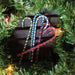 Glass Eye Art Glass Glass Eye Red & Blue Ornament