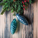 Glass Eye Art Glass Glass Eye Tinsel Blue Vintage Ornament