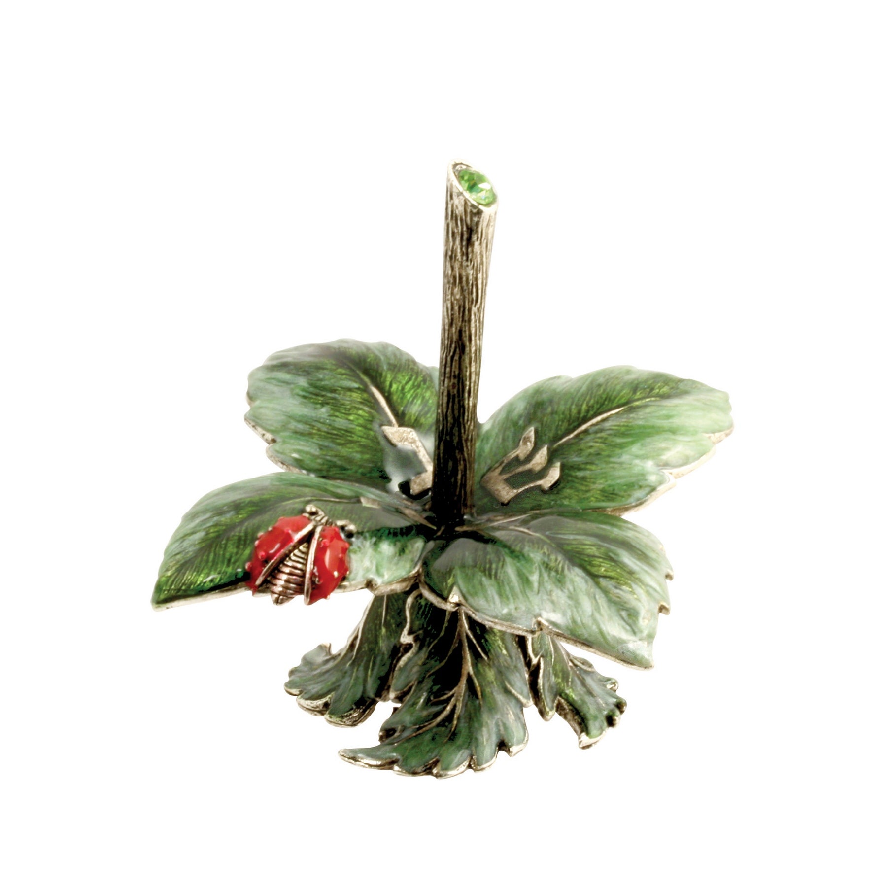 Quest Collection Leaf Dreidel - Green