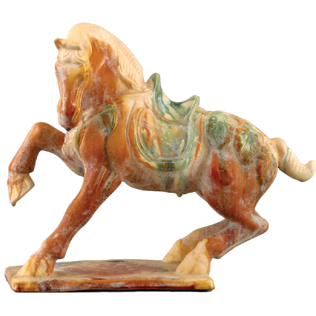 Danny's Fine Porcelain 12" Beige Sitting Horse