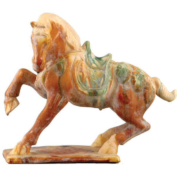 Danny's Fine Porcelain 12" Beige Sitting Horse