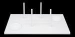 Inspired Generations Giftware Inspired Generations Bagels On Board - White Acrylic - Brunch Tray - Shipping Early December