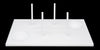 Inspired Generations Giftware Inspired Generations Bagels On Board - White Acrylic - Brunch Tray - Shipping Early December