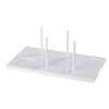 Inspired Generations Giftware Inspired Generations Bagels On Board - White Acrylic - Brunch Tray - Shipping Early December
