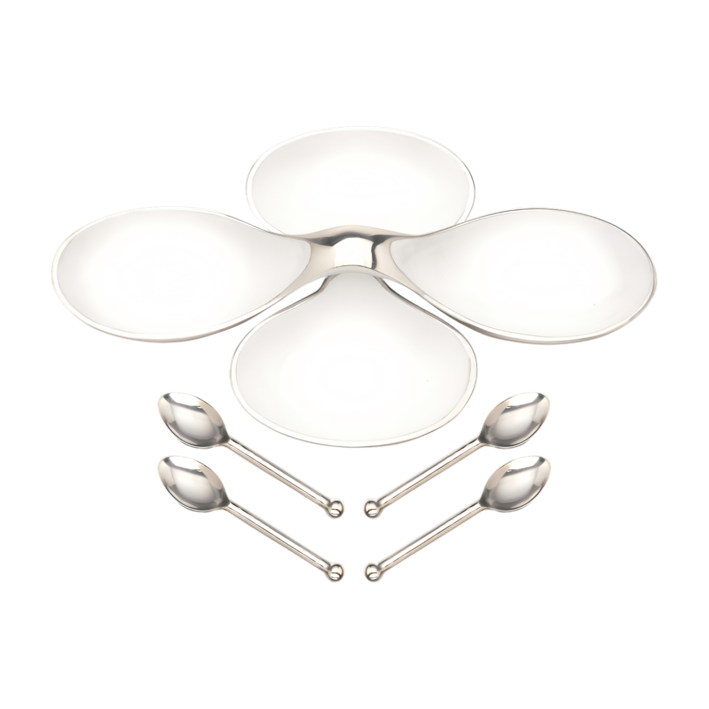 Inspired Generations Giftware Inspired Generations Helix Bowls Set - White