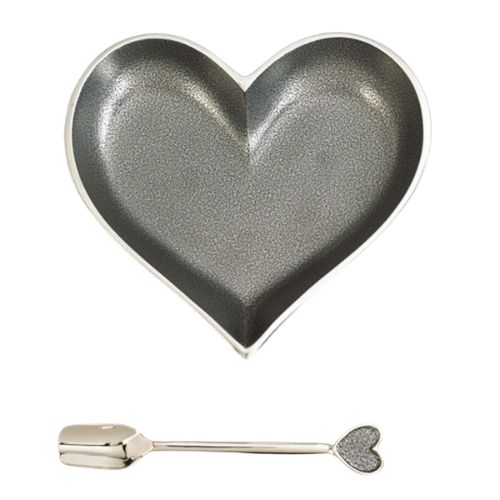 Inspired Generations Giftware Inspired Generations Silver Heart with Shpoon