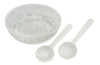 Inspired Generations Giftware Inspired Generations White Swirl Salad Bowl Set