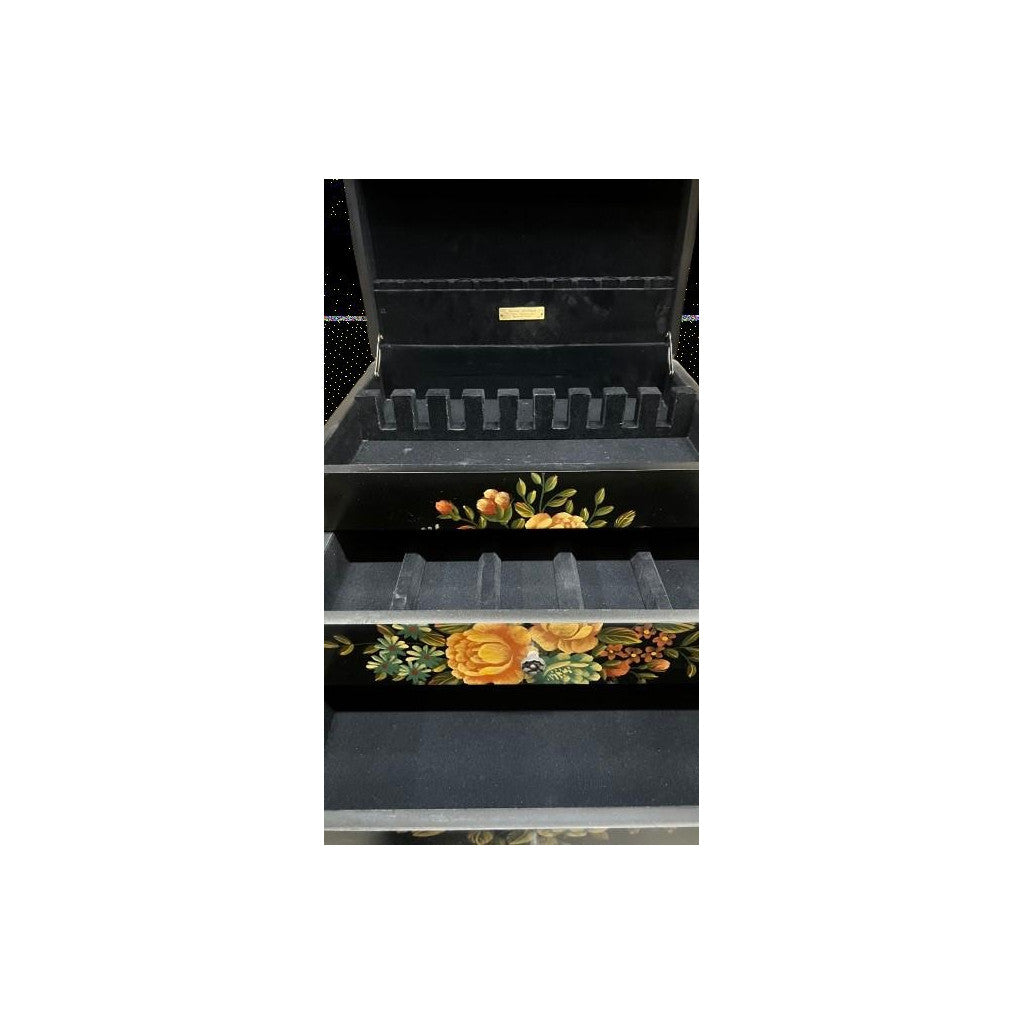 Danny's Fine Porcelain Bouquet Flatware/Jewelry Chest