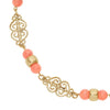 Olivia Riegel Pink Bead Gold Necklace