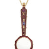 Olivia Riegel Enamel Magnifying Glass Necklace