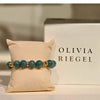 Olivia Riegel Green Aventurine Bead Bracelet