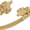 Olivia Riegel Ram's Head Gold Cuff
