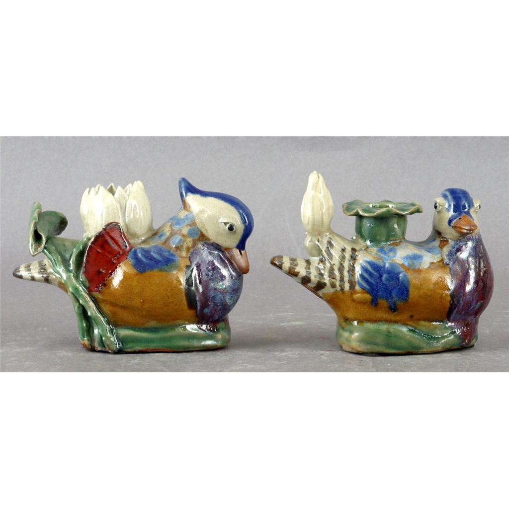 Danny's Fine Porcelain 7x5 Pair of Goose Candle Stick