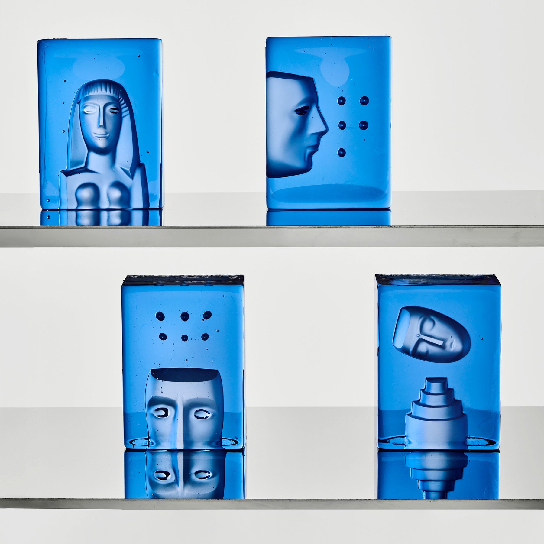 Kosta Boda Art Glass Kosta Boda Azur Look Blue