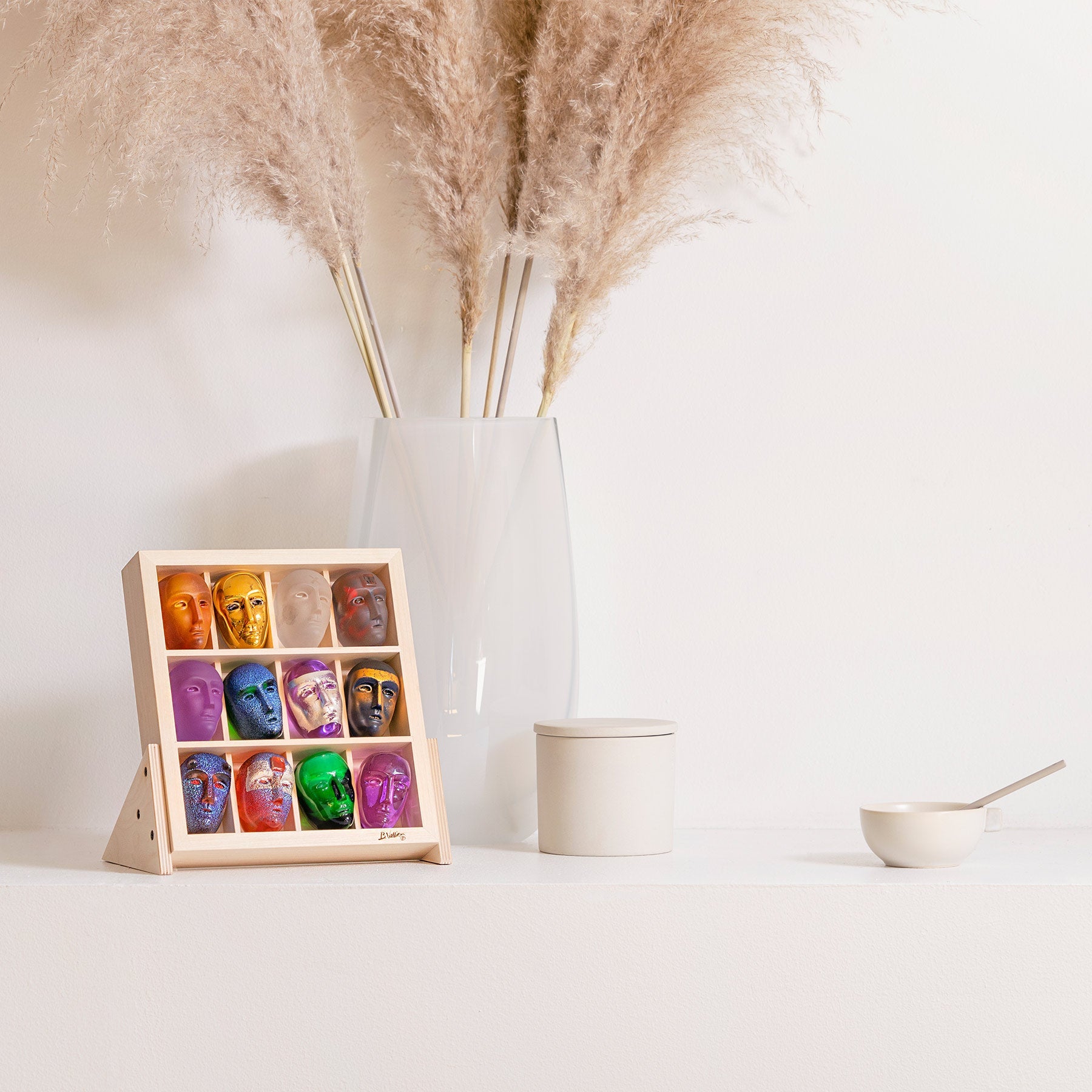 Kosta Boda Art Glass Kosta Boda Brains Stand incl. 12 Brains