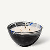 Kosta Boda Art Glass Kosta Boda Contrast Black Candle - Blushing Pink