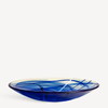 Kosta Boda Art Glass Kosta Boda Contrast Blue Dish