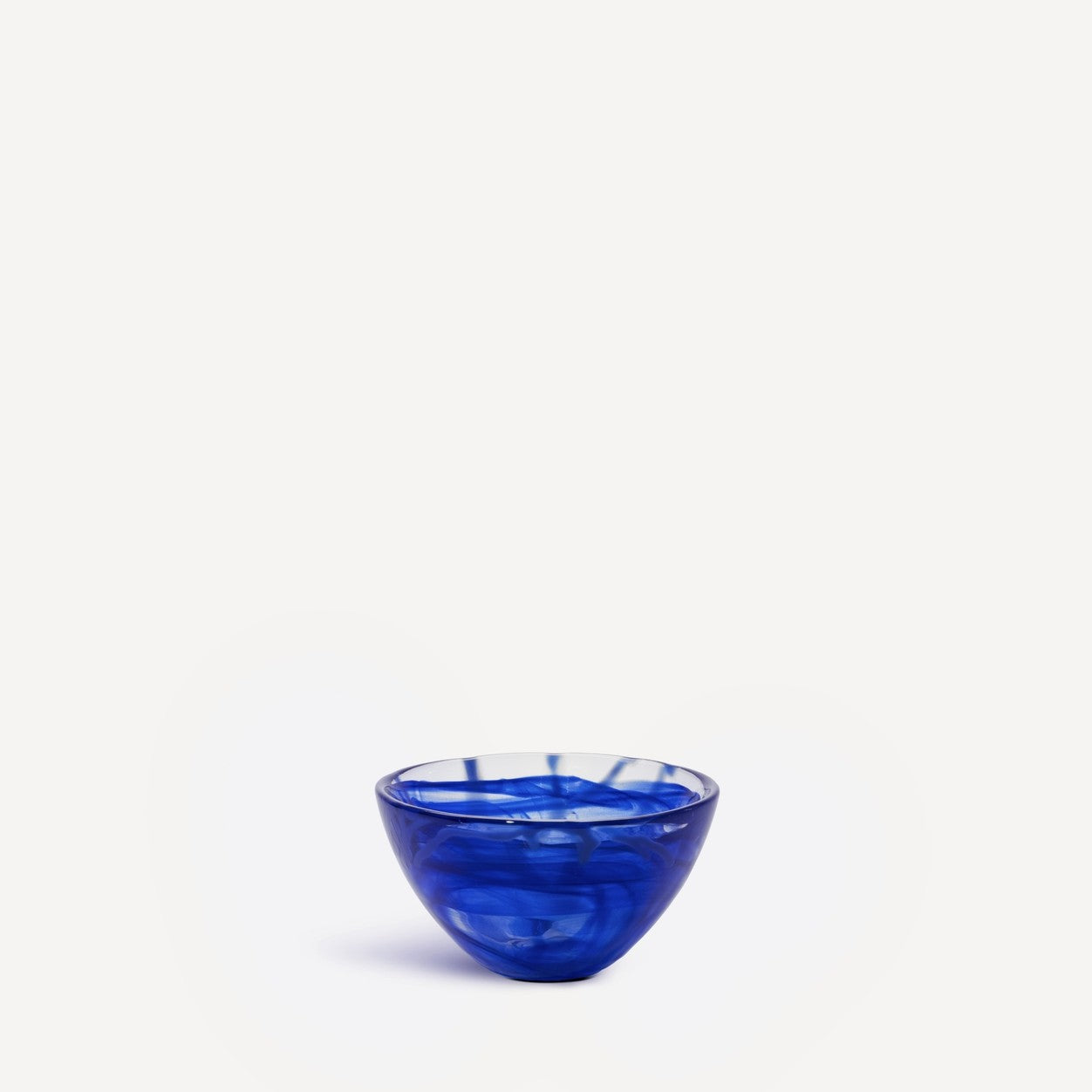 Kosta Boda Art Glass Kosta Boda Contrast Bowl Blue/blue Small
