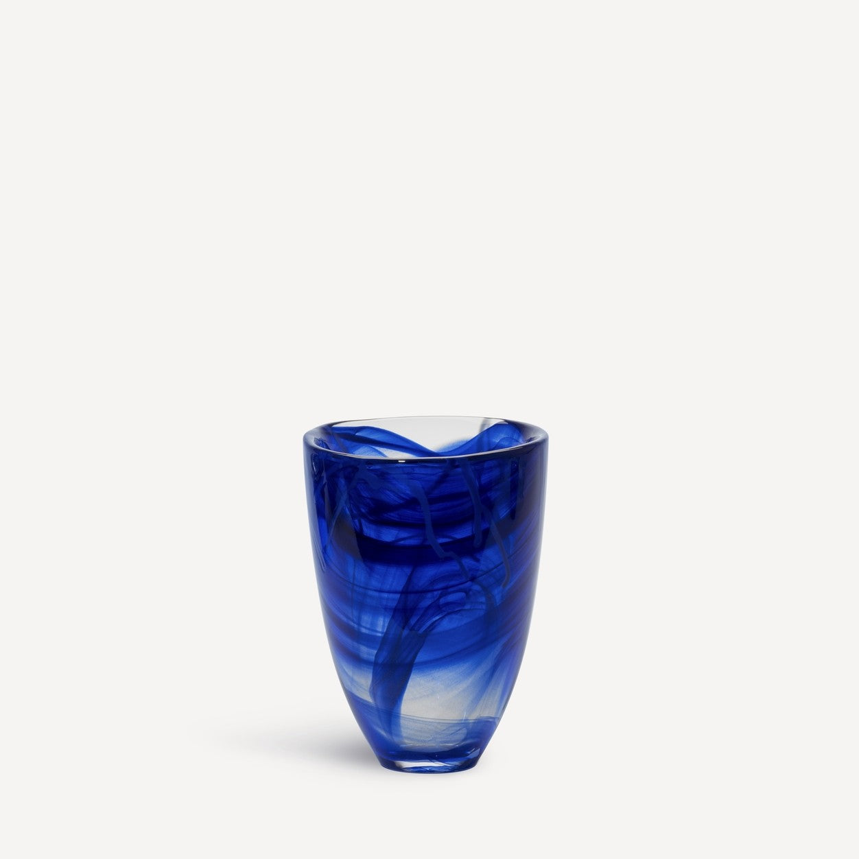Kosta Boda Art Glass Kosta Boda Contrast Vase Blue/blue