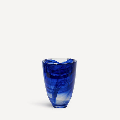Kosta Boda Art Glass Kosta Boda Contrast Vase Blue/blue