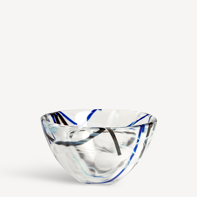 Kosta Boda Art Glass Kosta Boda Contrast White Bowl Small