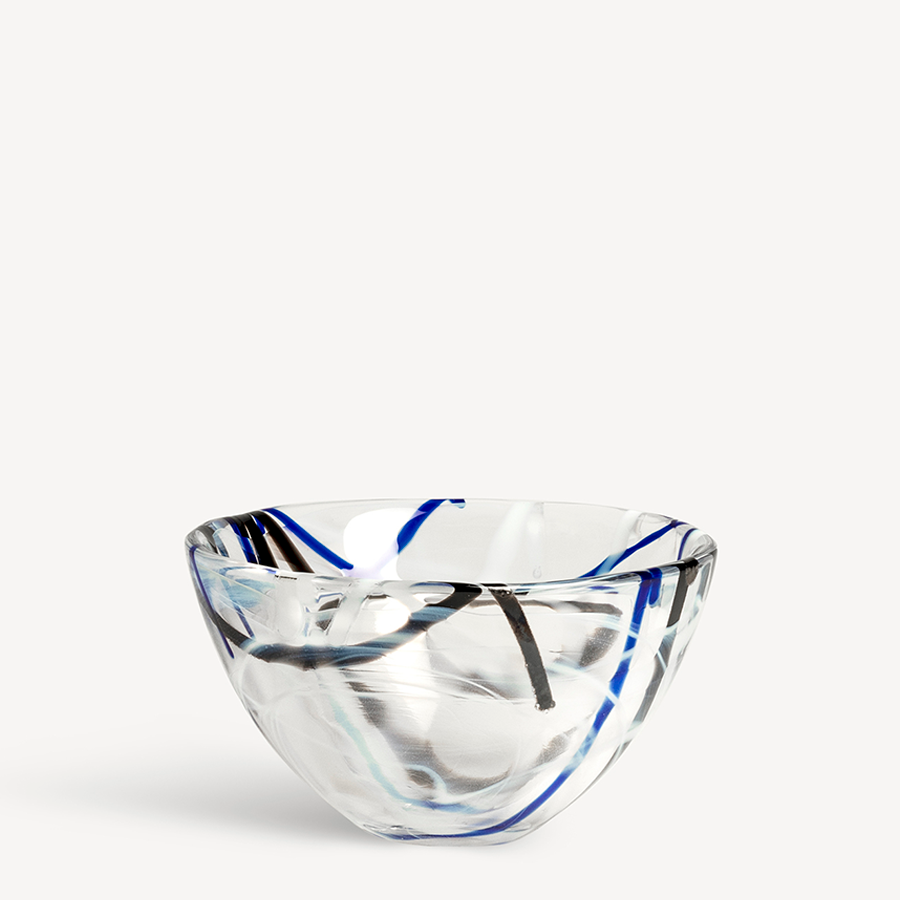 Kosta Boda Art Glass Kosta Boda Contrast White Bowl Small