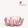 Kosta Boda Art Glass Kosta Boda Crackle Bowl Pink