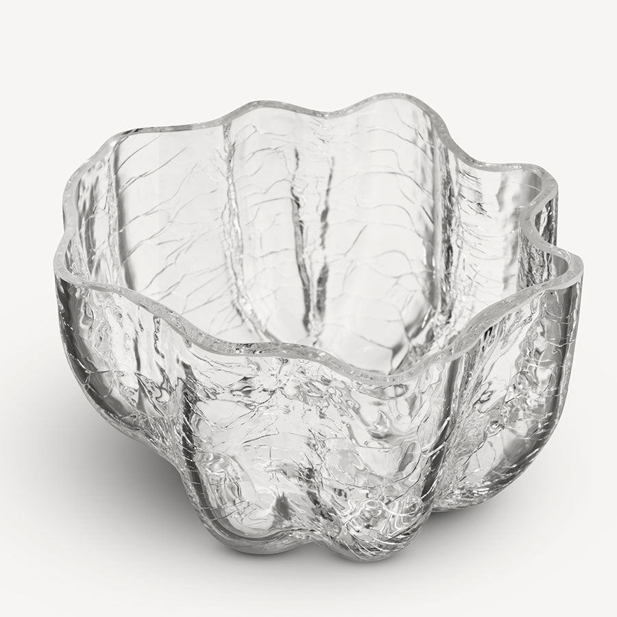 Kosta Boda Art Glass Kosta Boda Crackle Bowl/Votive Clear