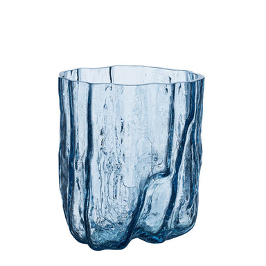 Kosta Boda Art Glass Kosta Boda Crackle Circular Vase Tall