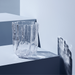 Kosta Boda Art Glass Kosta Boda Crackle Clear Vase Tall