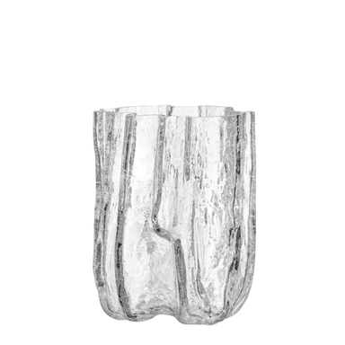 Kosta Boda Art Glass Kosta Boda Crackle Clear Vase Tall