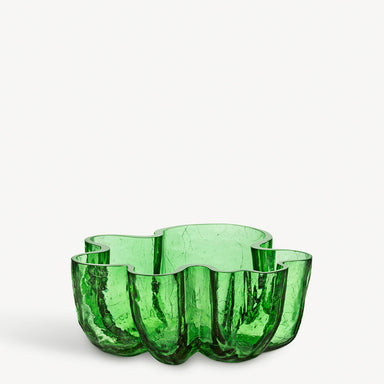 Kosta Boda Art Glass Kosta Boda Crackle Green Bowl