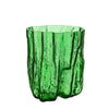 Kosta Boda Art Glass Kosta Boda Crackle Green Vase Tall