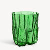 Kosta Boda Art Glass Kosta Boda Crackle Green Vase Tall