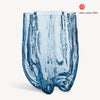 Kosta Boda Art Glass Kosta Boda Crackle Vase Circular XL