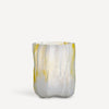 Kosta Boda Art Glass Kosta Boda Crackle Vase Lemon Sorbet Tall