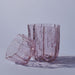 Kosta Boda Art Glass Kosta Boda Crackle Vase Pink Small