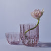 Kosta Boda Art Glass Kosta Boda Crackle Vase Pink Small