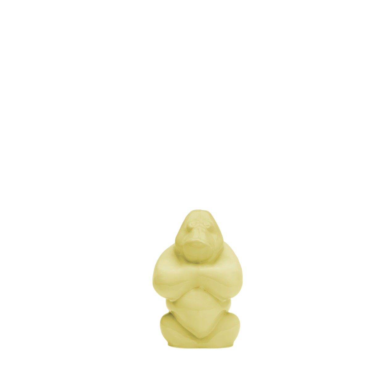Kosta Boda Art Glass Kosta Boda Gabba Gabba Hey Banana Milk Small