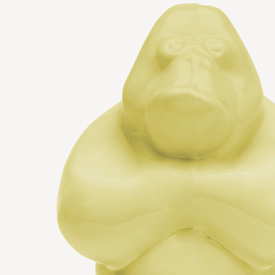 Kosta Boda Art Glass Kosta Boda Gabba Gabba Hey Banana Milk Small