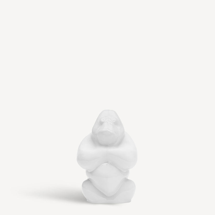 Kosta Boda Art Glass Kosta Boda Gabba Gabba Hey Cloudy White Small