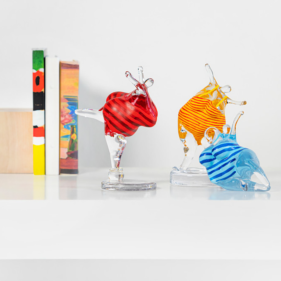 Kosta Boda Art Glass Kosta Boda Happiness Yellow/Red
