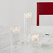 Kosta Boda Art Glass Kosta Boda Happy Votive Clear Set Of 3