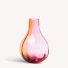 Kosta Boda Art Glass Kosta Boda Iris Vase Pink/Amber
