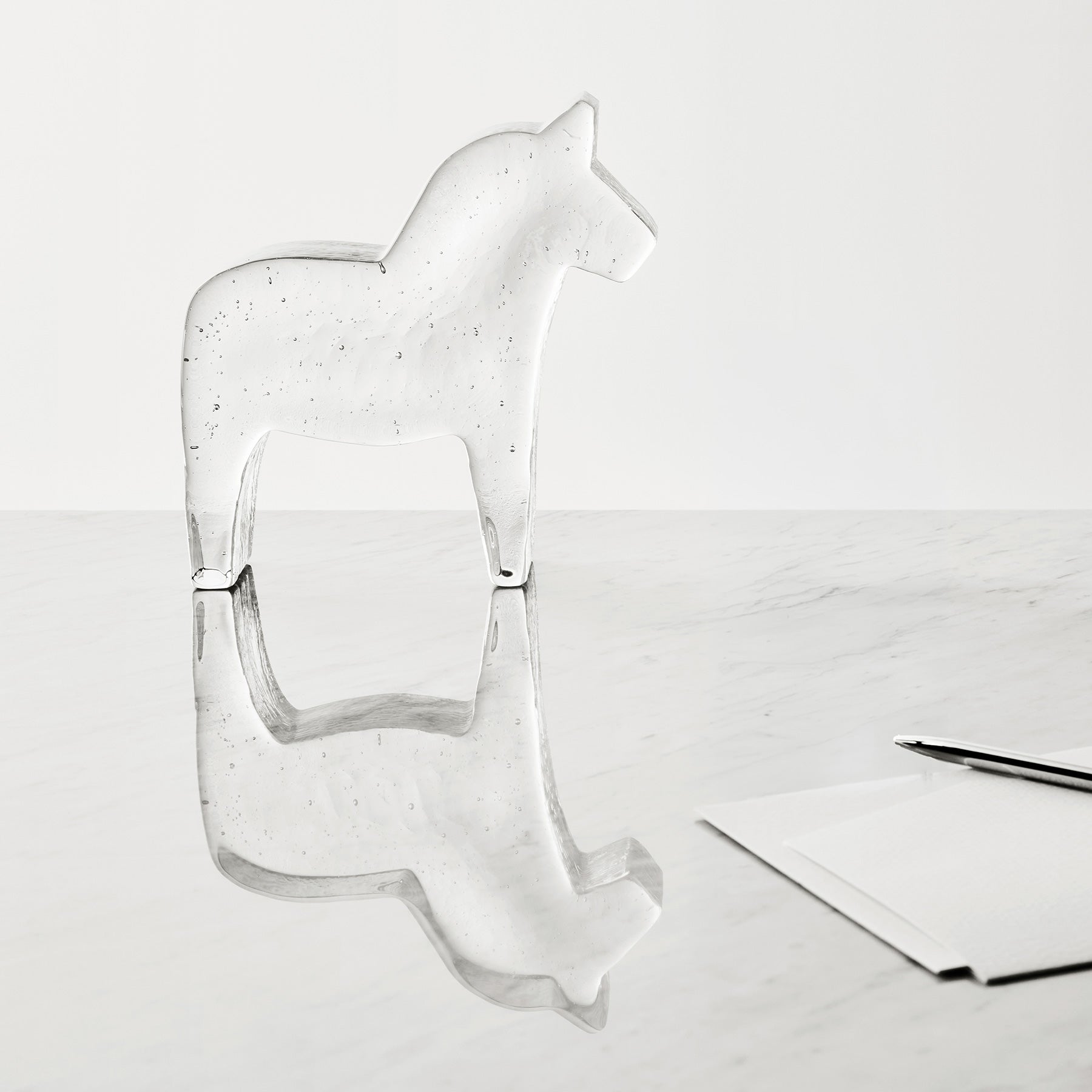 Kosta Boda Art Glass Kosta Boda Kosta Horse Large Clear