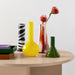 Kosta Boda Art Glass Kosta Boda Lab Erlenmeyer Vase Red/White/Pink