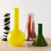 Kosta Boda Art Glass Kosta Boda Lab Erlenmeyer Vase Red/White/Pink