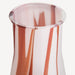 Kosta Boda Art Glass Kosta Boda Lab Erlenmeyer Vase Red/White/Pink