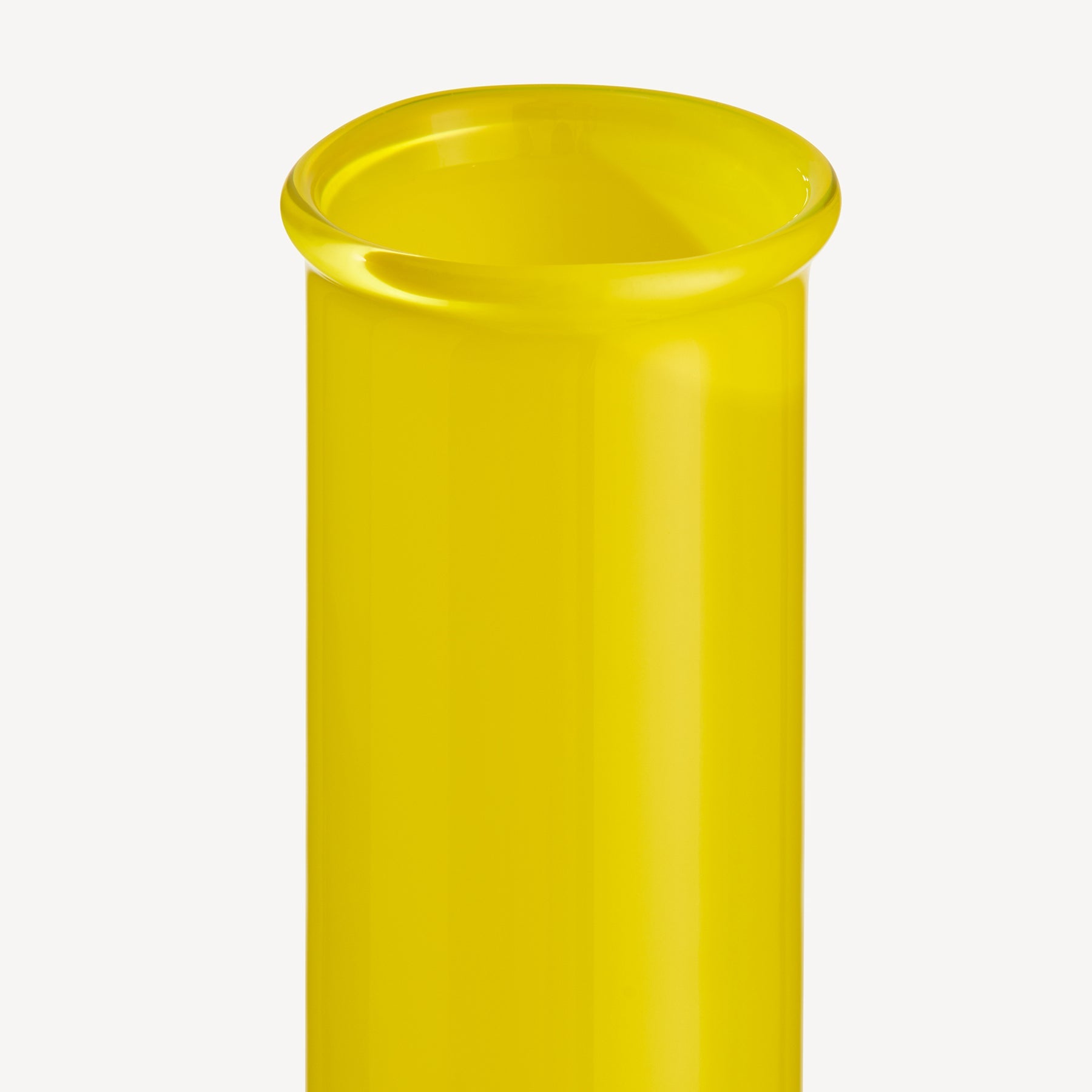 Kosta Boda Art Glass Kosta Boda Lab Round Flask Vase Yellow
